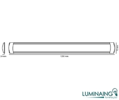 LUMINÁRIA FLAT LED SOBREPOR 6500K 36W HM 33280 | OPS - comprar online