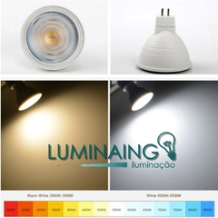 LÂMPADA LED LP216C MR16 GU10 7W 38° 525LM 3000K DIMERIZÁVEL BIVOLT - BELLA - loja online