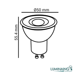 LÂMPADA LED DICROICA 7W MR16 GU10 40° 6500K BIVOLT | OPS - comprar online