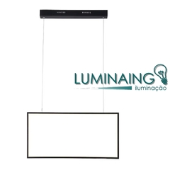 PENDENTE GD016B TEC LED 32W 3000K 1810LM IP20 20X300X600MM - PRETO - BELLA