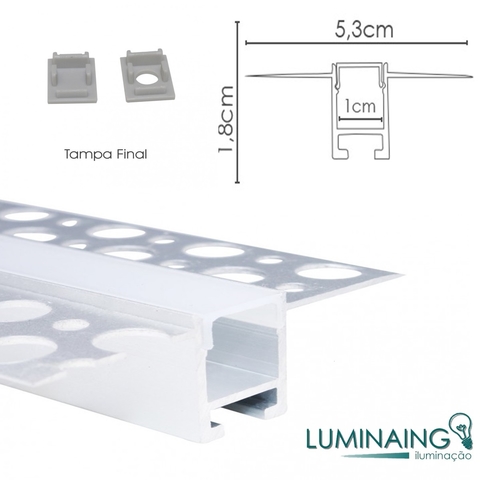 Perfil LED Sobrepor 28mm – Nine LED