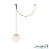 PENDENTE UPSIDE 98X52,5CM DOURADO | KLAXON - comprar online