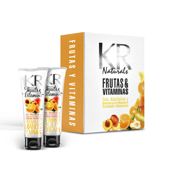 Gift Dúo Fruit&Vitamins Cuidado Intensivo (crema manos-crema corporal) 140 g c/u