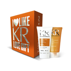 Love Gift Orange (Gel Exfoliante/Crema de Manos Nutritiva) 150 g c/u