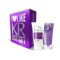 Love Gift Violet (Gel Exfoliante/Crema de Manos Rejuvenecedora) 150 g c/u