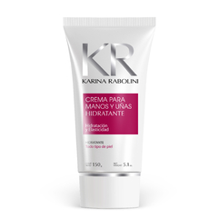 CREMA PARA MANOS Y UÑAS HIDRATANTE HIDRATACIÓN Y ELASTICIDAD Karina Rabolini 150 g