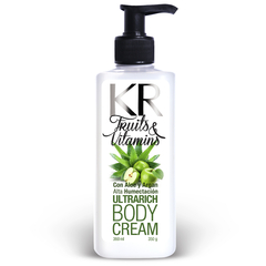 BODY CREAM Línea Fruits & Vitamins Alta humectación- Karina Rabolini 150 g