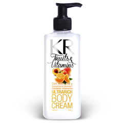 BODY CREAM Línea Fruits & Vitamins Cuidado intensivo- Karina Rabolini 150 g