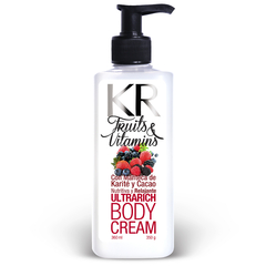 BODY CREAM Línea Fruits & Vitamins Nutritiva y relajante- Karina Rabolini 150 g