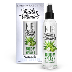 BODY SPLASH Línea Fruits & Vitamins Aloe y Green Apple- Karina Rabolini 200 ml