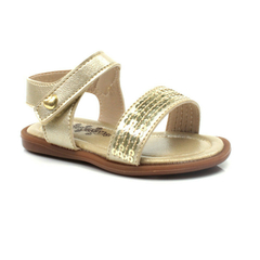 Sandália Velcro Dourada - comprar online