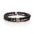 PULSERA INVICTUS BROWN PLATA 925