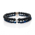 PULSERA INVICTUS BLUE PLATA 925 - GOGO® MAYORISTAS