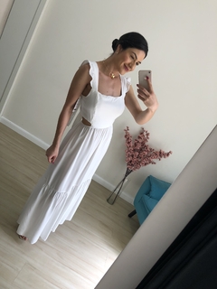 Vestido longo Rafa - Branco