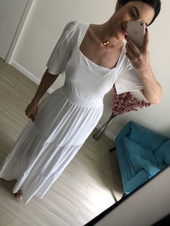 Vestido Cibele - Branco na internet