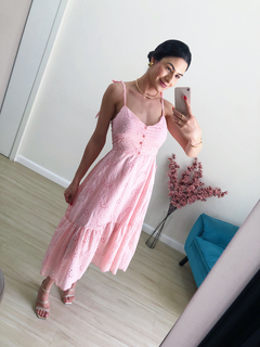 Vestido Jamile - Rosa