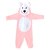 Macacão Pijama Infantil Pelúcia Urso Tamanho 4 ao 8 HannysBaby - comprar online