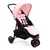 Carrinho Passeio c/Bebê Conforto Delta Duo Pro Rosa Voyage