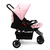 Carrinho Passeio c/Bebê Conforto Delta Duo Pro Rosa Voyage