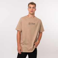 Remera Attitude beige - comprar online