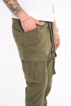 Jogger cargo Kermit verde - comprar online