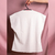 Blusa couro sintético Branca - comprar online