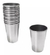 vaso de acero inoxidable 6 unidades - comprar online