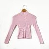 BLUSA BEL CANELADA GOLA ROLÊ - ROSA NEW