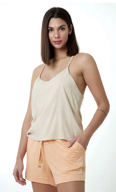 BLUSA ALCINHA REGATA AREIA - comprar online