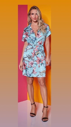 CHEMISIER VISCOSE FLORAL - Usina da moda