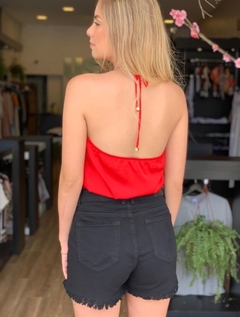 BLUSA DECOTE DEGOGE VERMELHO BOEMIO - Usina da moda