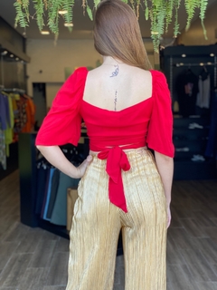 BLUSA CROPPED VERMELHO AMOR na internet