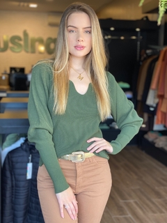 BLUSA GOLA GOTA MILITAR - Usina da moda