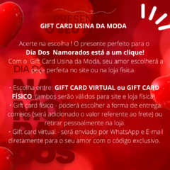 GIFT CARD R$500 - comprar online