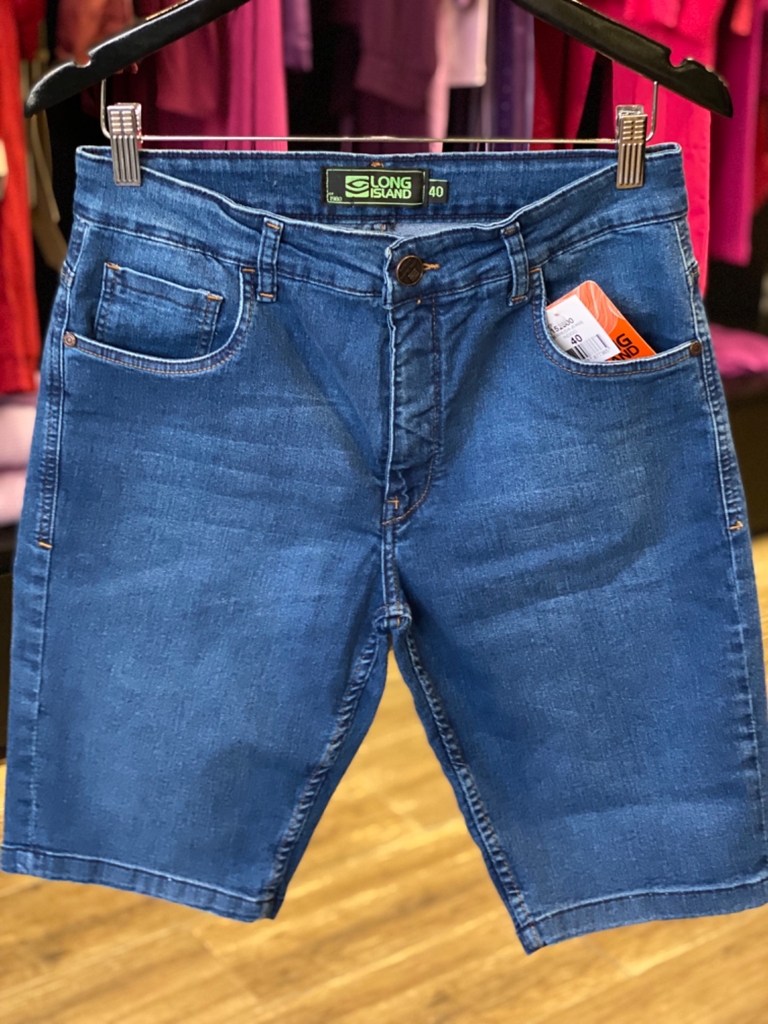 Bermuda jeans hot sale masculina moda