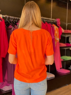 BLUSA LARANJA CLUB - loja online