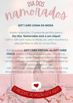 GIFT CARD R$300 - comprar online