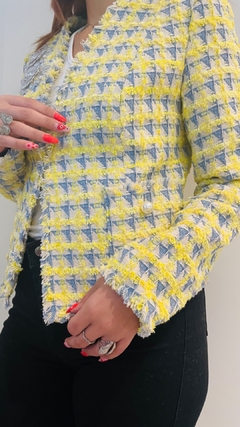 Saco Tweed Yellow - tienda online