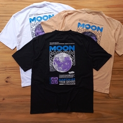 REMERA OVERSIZE MOON NEGRA (solo S) - comprar online