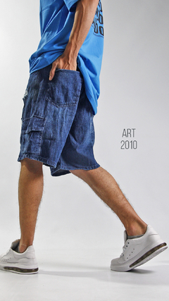 BERMUDA CARGO JEAN AZUL ART2010 - Farnistore