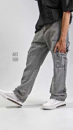 PANTALON CARGO JEAN NEVADO 588