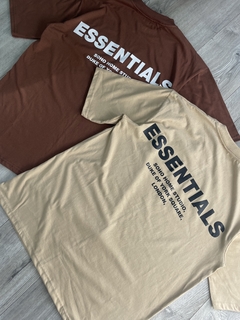 REMERAS OVER ESSENTIALS 2 (MARRON Y BEIGE) - comprar online