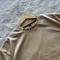 REMERA OVERSIZE PALM ANGELS BEIGE - comprar online