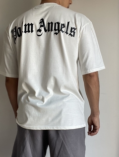 REMERA OVERSIZE PALM ANGELS BLANCA - Farnistore