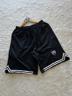 SHORT NBA NETS DE ALGODÓN NEGRO