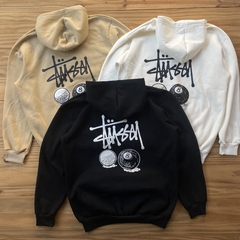 BUZO OVERSIZE NEGRO STUSSY - Farnistore