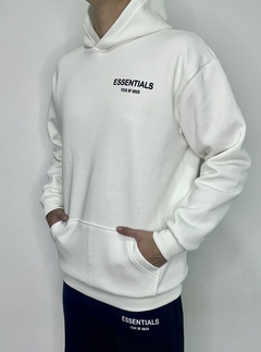 BUZO OVERSIZE ESSENTIAL BLANCO - comprar online