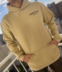 BUZO OVERSIZE ESSENTIAL BEIGE en internet