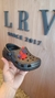 CROCS NIÑO SIN BANDA /APLIQUE PINS #Negra aplique Spiderman