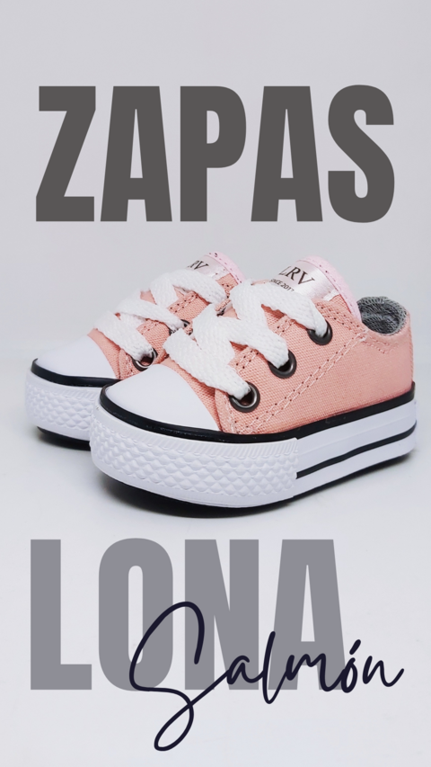 Zapatillas Lona #Salmón